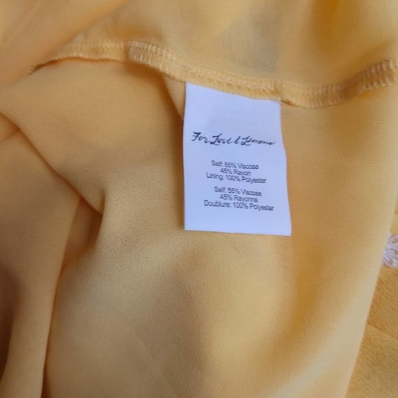 For Love and Lemons Chiquita Long Sleeve Dress in Daisy - Size Large - Picture 7 of 9